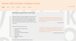 Desktop Screenshot of deniseallenzwicker.com